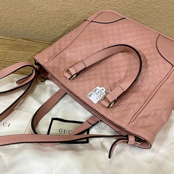 Authentic Gucci Guccisima Crossbody Handbag Light Pink - Picture 3 of 16